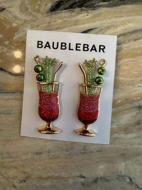 BaubleBar You Say Tomato, I Say Bloody Mary Statement Earrings